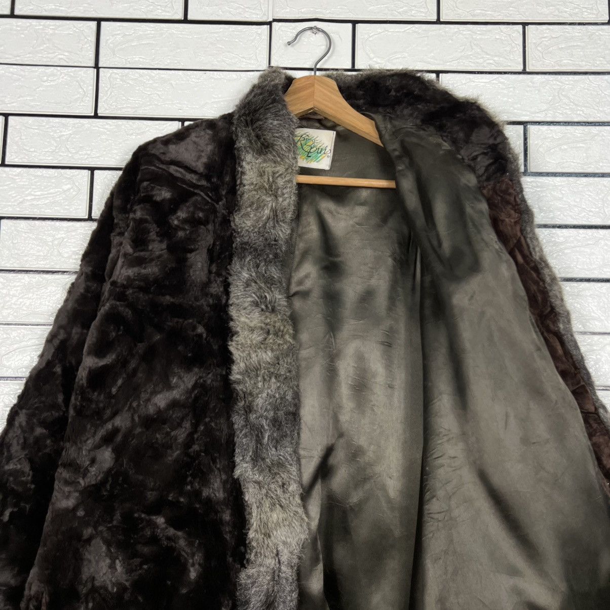 Vintage Vintage 90's VERDE PIU Modacrylic Oversized Coat #4139-C189 Size US M / EU 48-50 / 2 - 9 Thumbnail