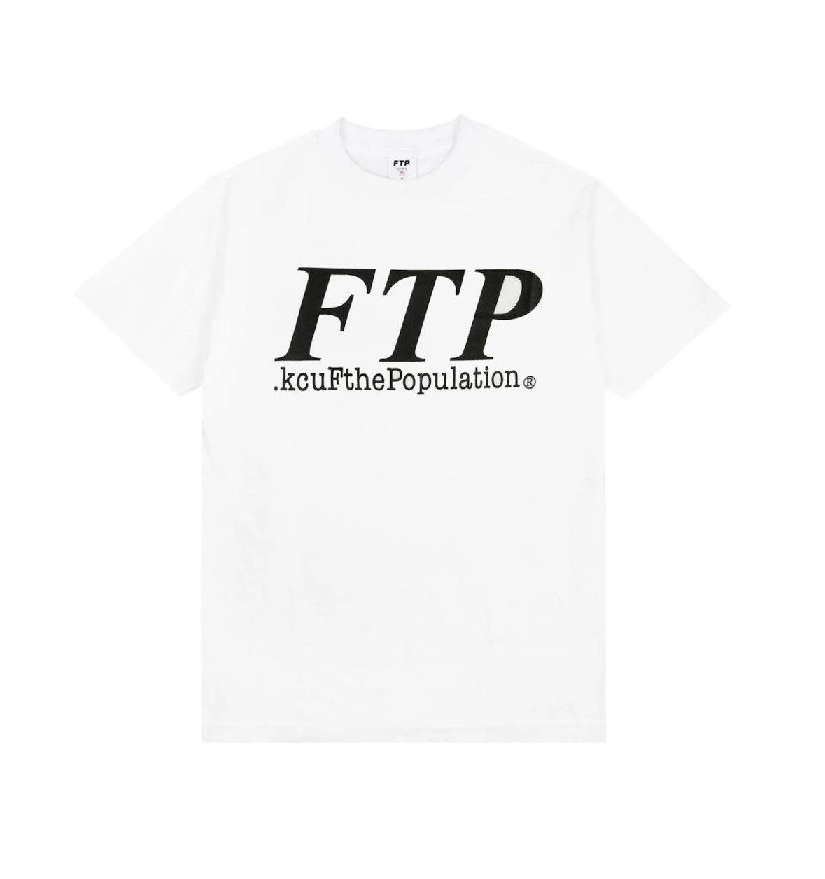 Fuck The Population FTP OG Logo Tee White Sz L Size US L / EU 52-54 / 3 - 1 Thumbnail