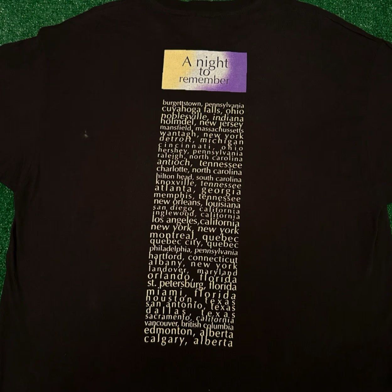 Vintage VINTAGE Rod Stewart 1993 A Night To Remember Tour Shirt Mens XL Black 90s Rock Music Shirts Mens Size US XL / EU 56 / 4 - 2 Thumbnail