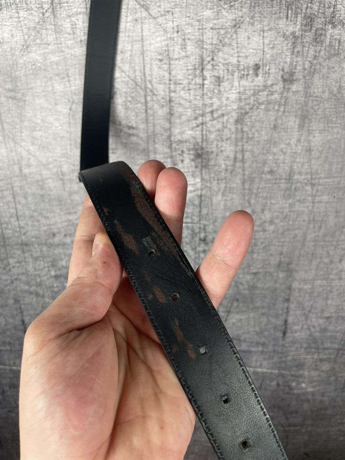 Brioni Brioni Black Leather Belt Size ONE SIZE - 8 Thumbnail
