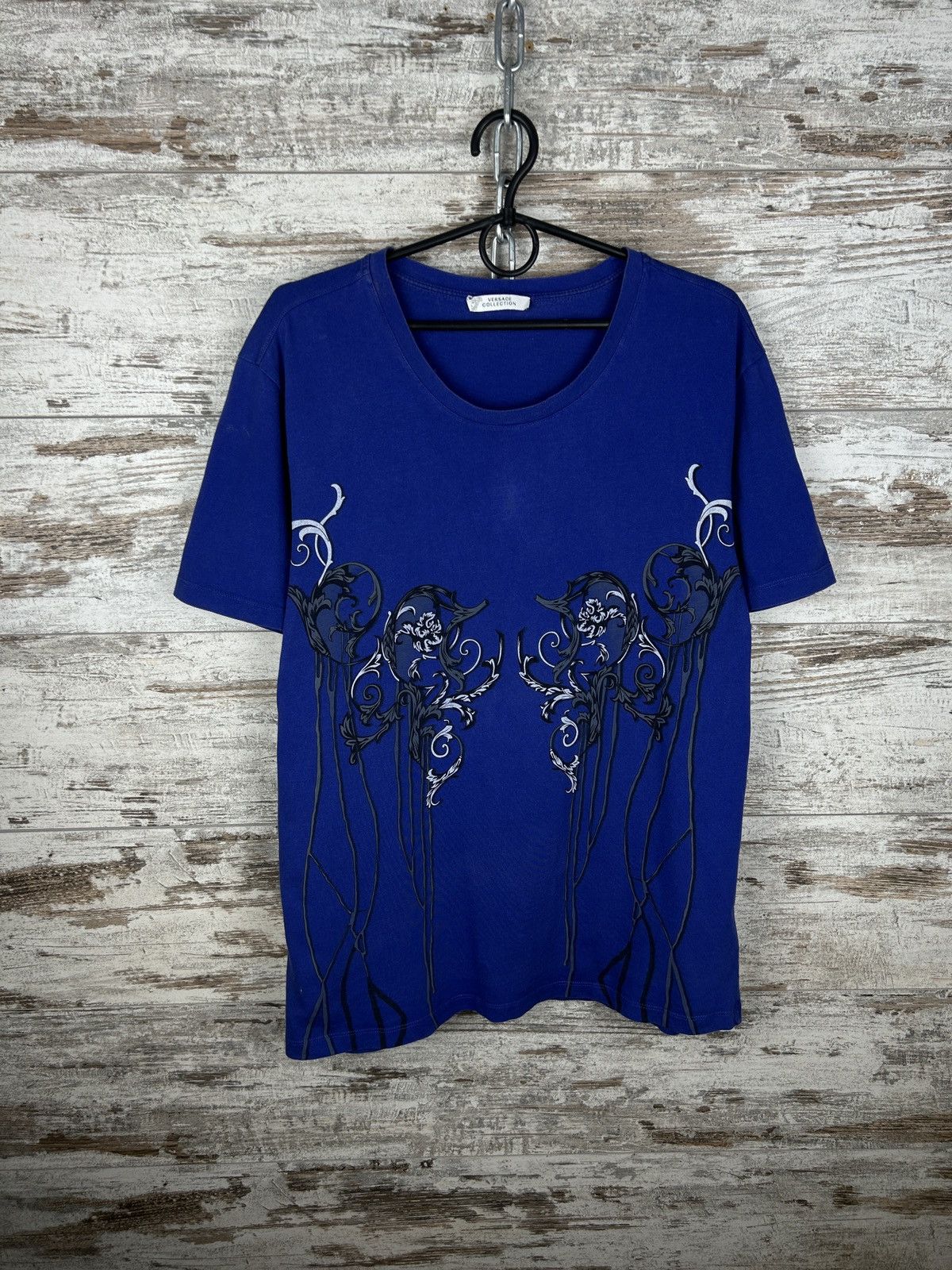 Versace Mens Vintage Versace Collection T Shirt big logo tee luxury Size US L / EU 52-54 / 3 - 1 Thumbnail