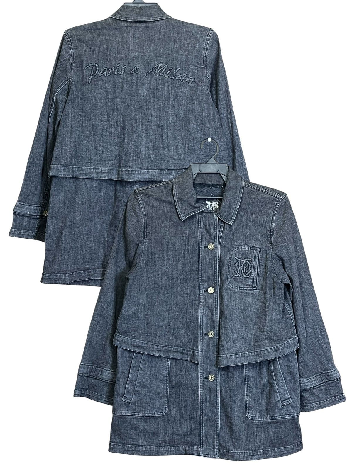 Japanese Brand Vintage japanese KAORYINU DEPUIS paris&milan denim jackets Size US M / EU 48-50 / 2 - 1 Thumbnail