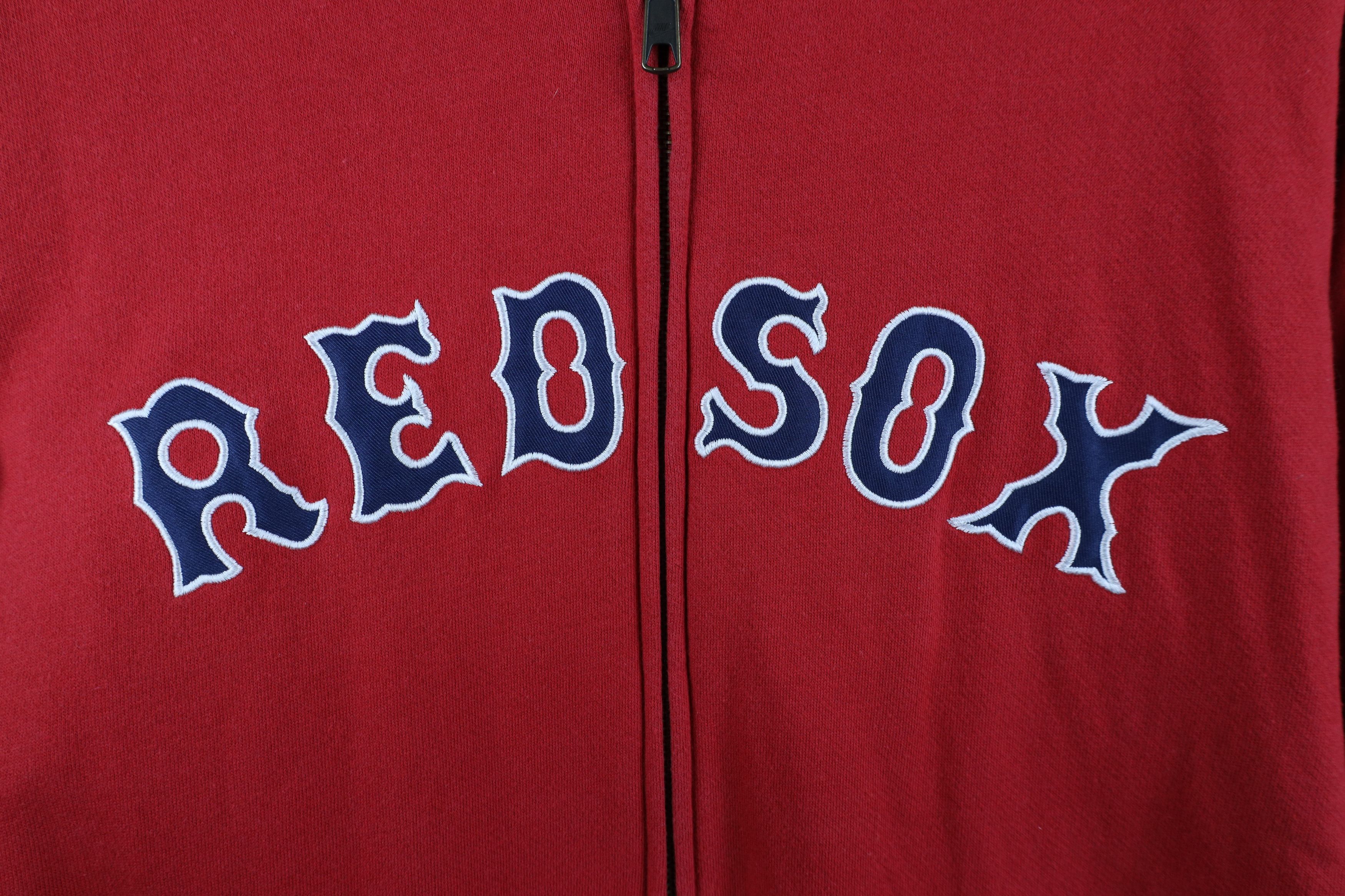 Nike Vintage Y2K Nike Scott Mini Swoosh Boston Red Sox Hoodie Red Size US S / EU 44-46 / 1 - 5 Thumbnail
