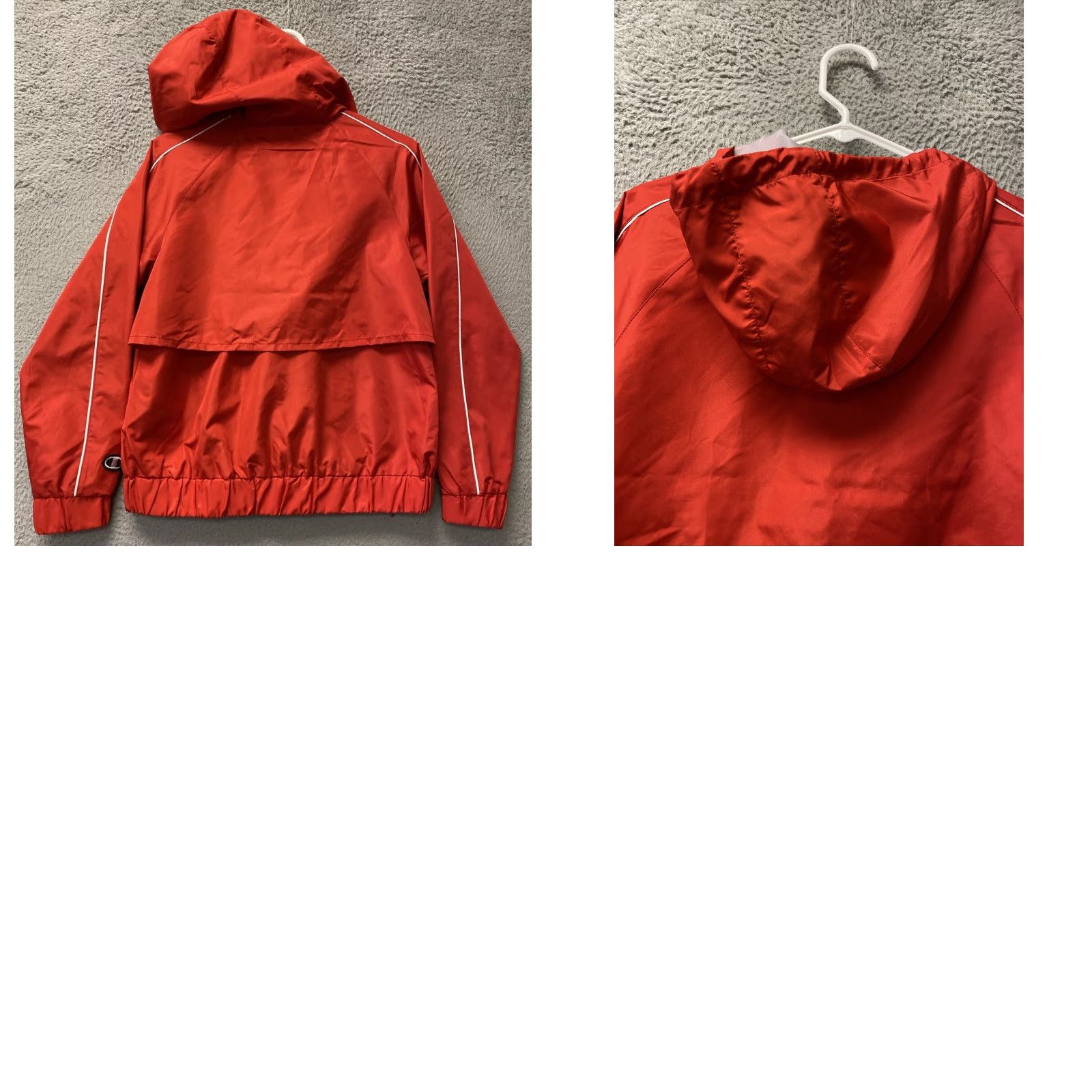 Champion Champion Women's Hoodie Jacket XS Full Zip Logo Red Cotton Blend Activewear Size XS / US 0-2 / IT 36-38 - 8 Thumbnail
