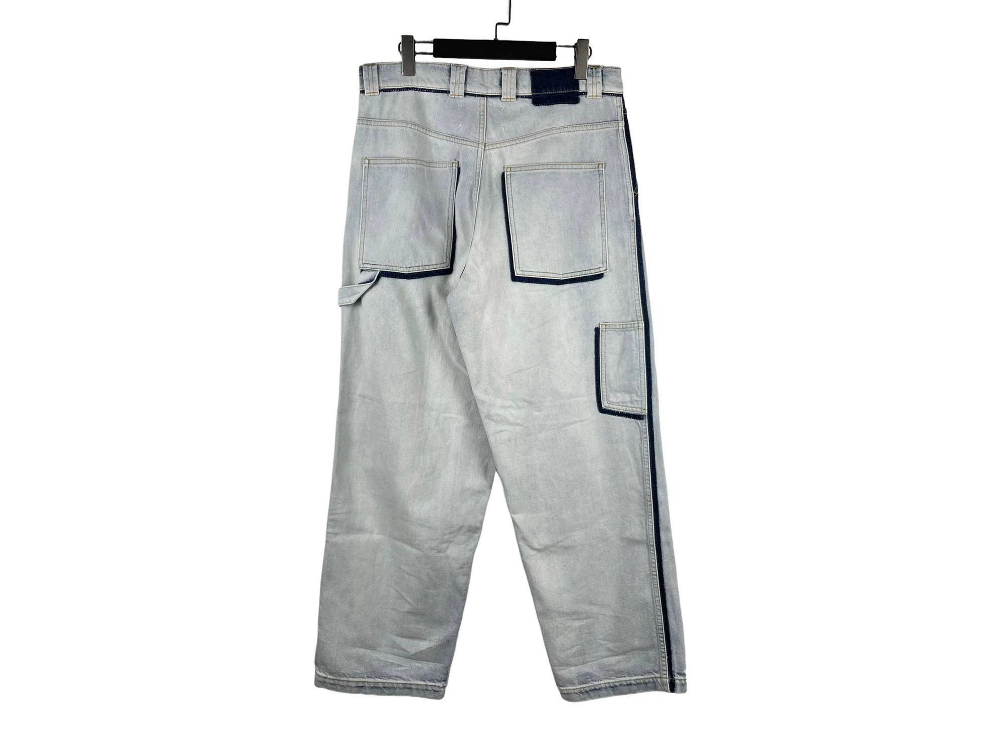 Maison Margiela Maison Margiela Washed Denim Wide Leg Pants Size US 31 - 2 Thumbnail