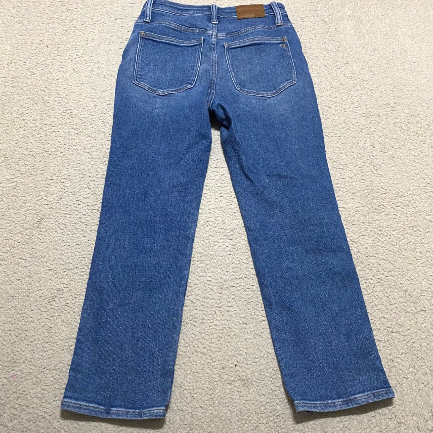 Madewell Madewell Jeans Womens 25P Blue Denim Medium Wash Curvy High Rise Stovepipe 5-Pocket Denim Jeans Womens Size 42" / US 20 - 2 Thumbnail