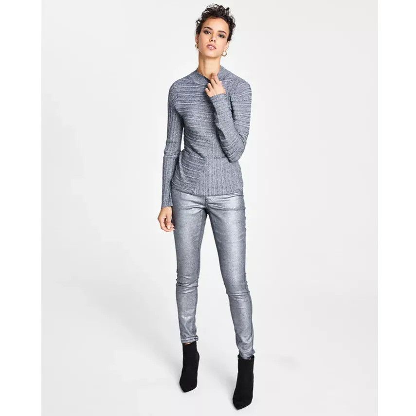 Other INC International Concepts Petite Ribbed Pullover Sweater, Size ONE SIZE - 1 Thumbnail