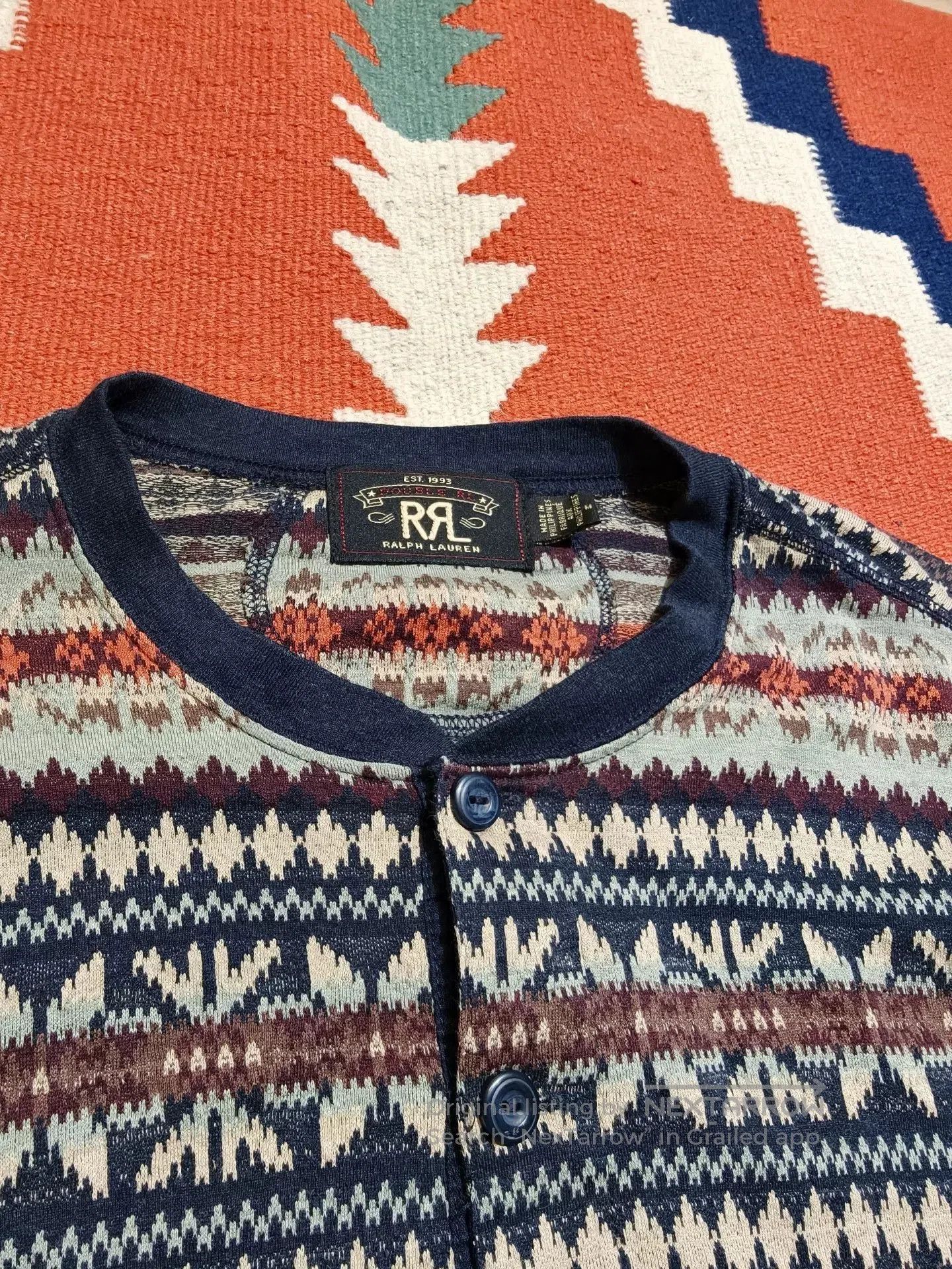 RRL Ralph Lauren RRL Long Sleeve Henley T. Size US M / EU 48-50 / 2 - 3 Thumbnail