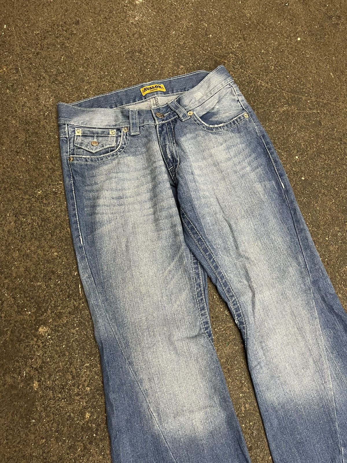 True Religion × Vintage True religion style flared denim wide leg skater hype rare Size US 34 / EU 50 - 8 Thumbnail