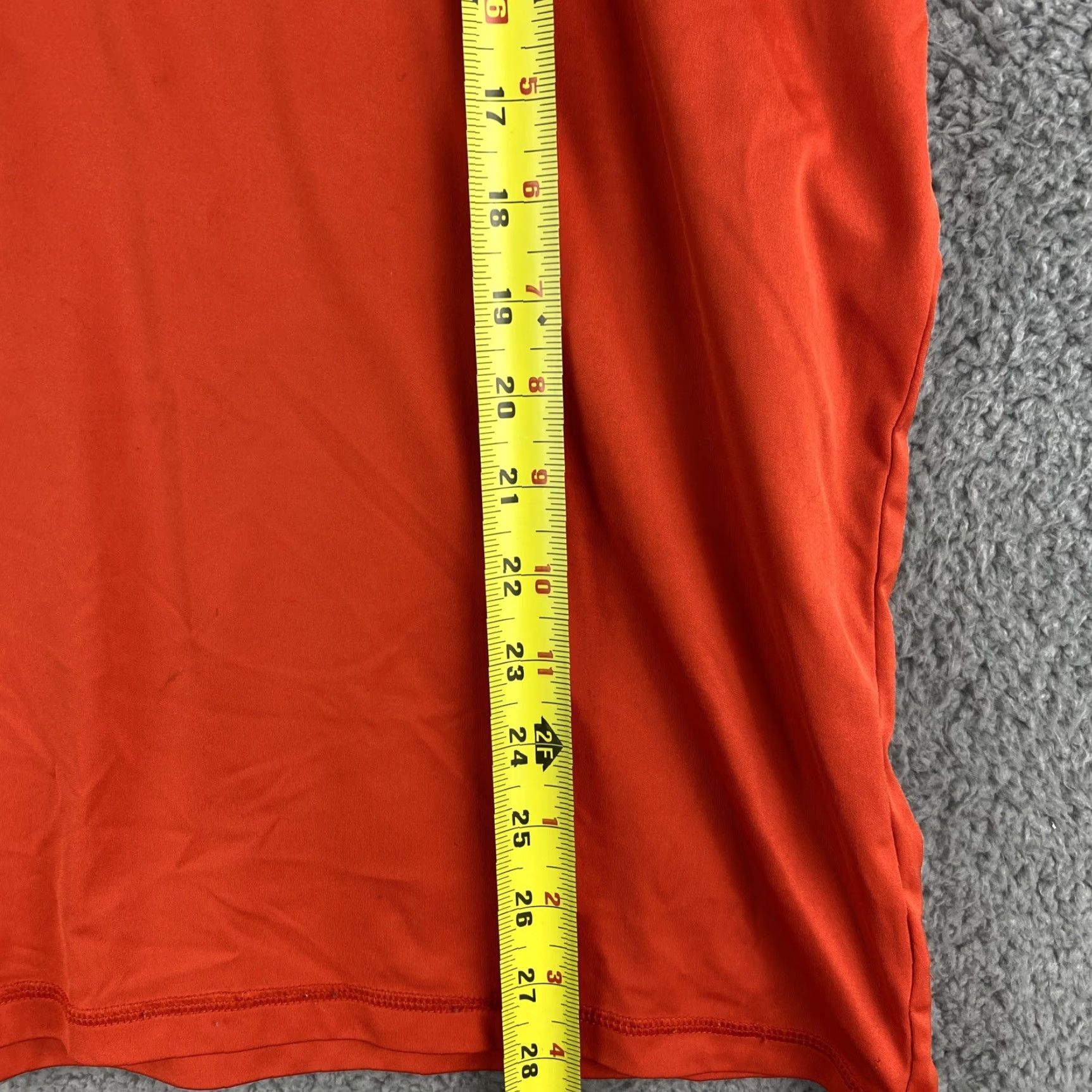 Under Armour Under Armour UA Men Loose Graphic Short Sleeve T-Shirt Heatgear Orange 38-25 Size US XL / EU 56 / 4 - 7 Thumbnail