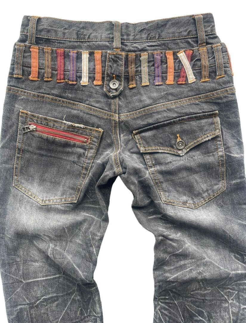 Japanese Brand Japanese Brand Nylaus Double Waist Straight Cut Jeans Size US 30 / EU 46 - 2 Thumbnail