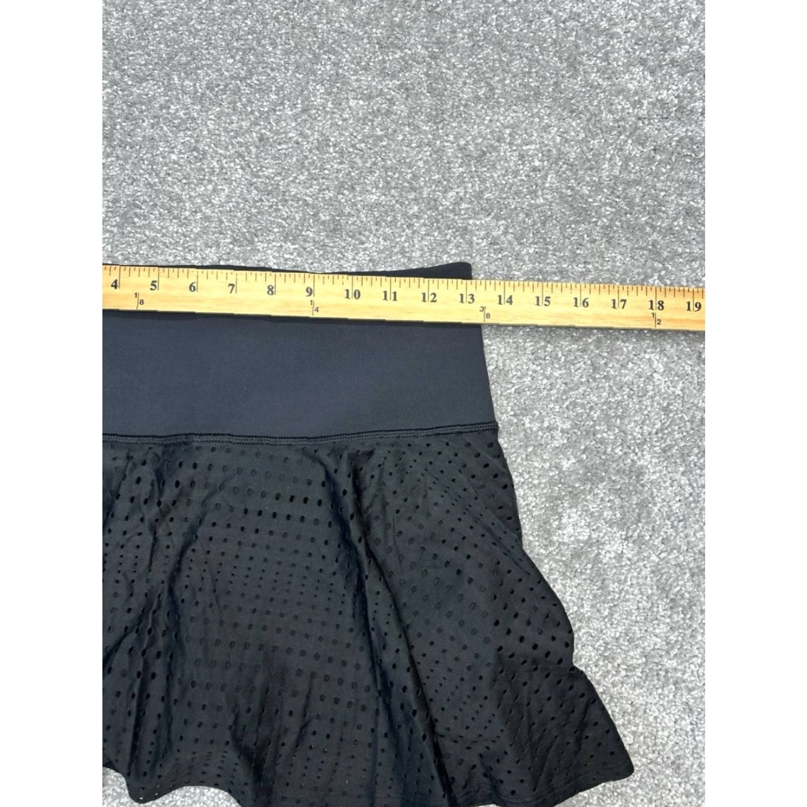 Athleta Athleta Skort Womens XS Black 14'' Skirt Compression Logo Stretch A Game Size 26" / US 2 / IT 38 - 6 Thumbnail