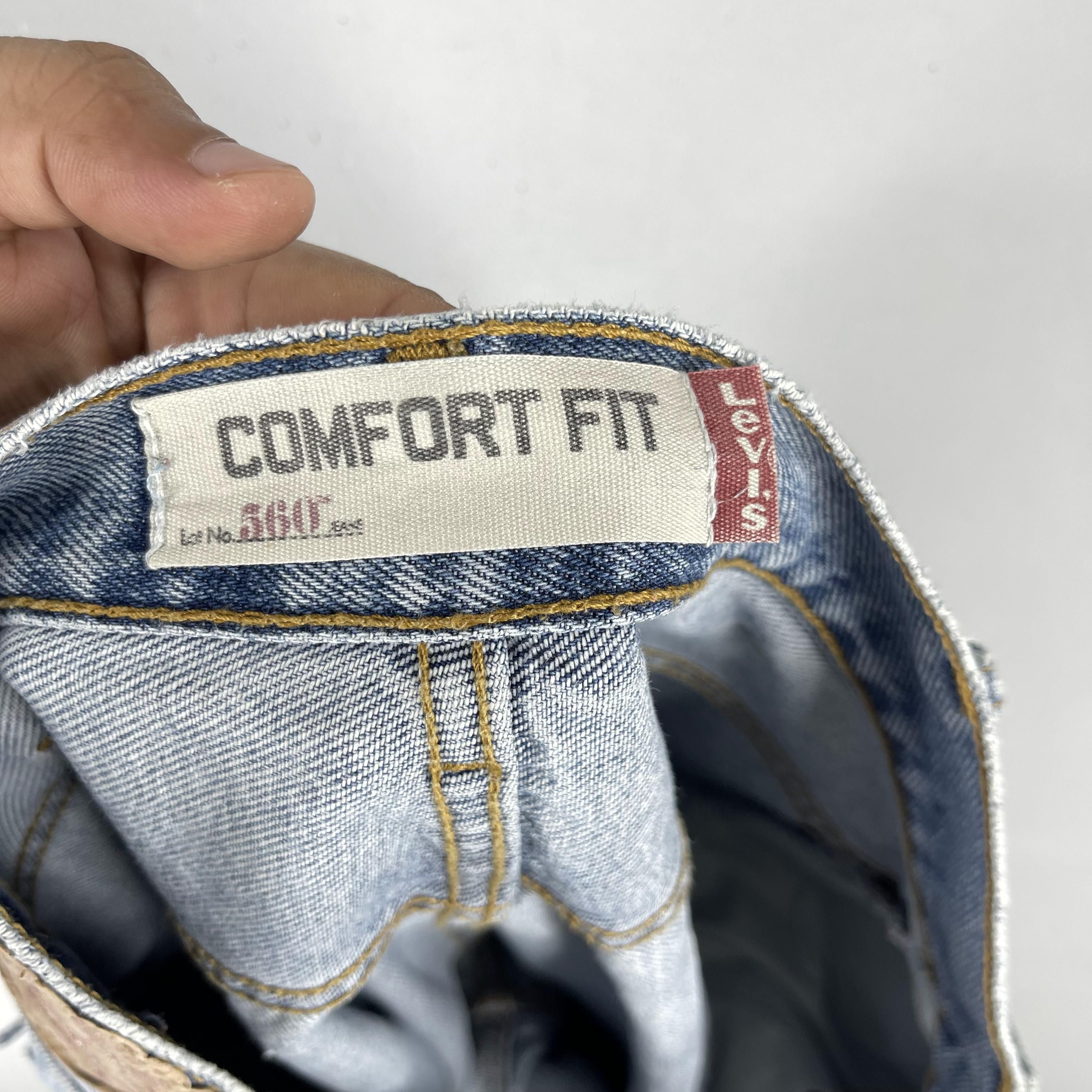 Levi's × Vintage W37 L32 Vintage Levis 560 Distressed Reconstruct Jeans Size US 38 / EU 54 - 7 Thumbnail