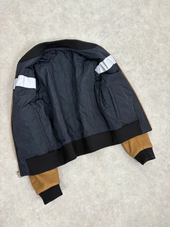Dries Van Noten AW2015 Dries Van Noten Reversible Beige & Navy Bomber Jacket Size US M / EU 48-50 / 2 - 15 Thumbnail