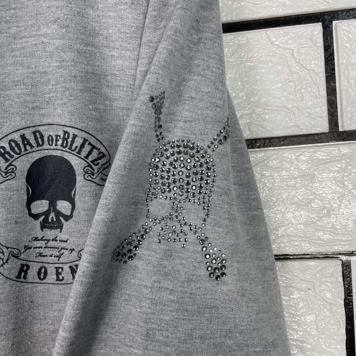 Japanese Brand Roen Road Of Blitz Skull Hoodie Size US S / EU 44-46 / 1 - 15 Thumbnail