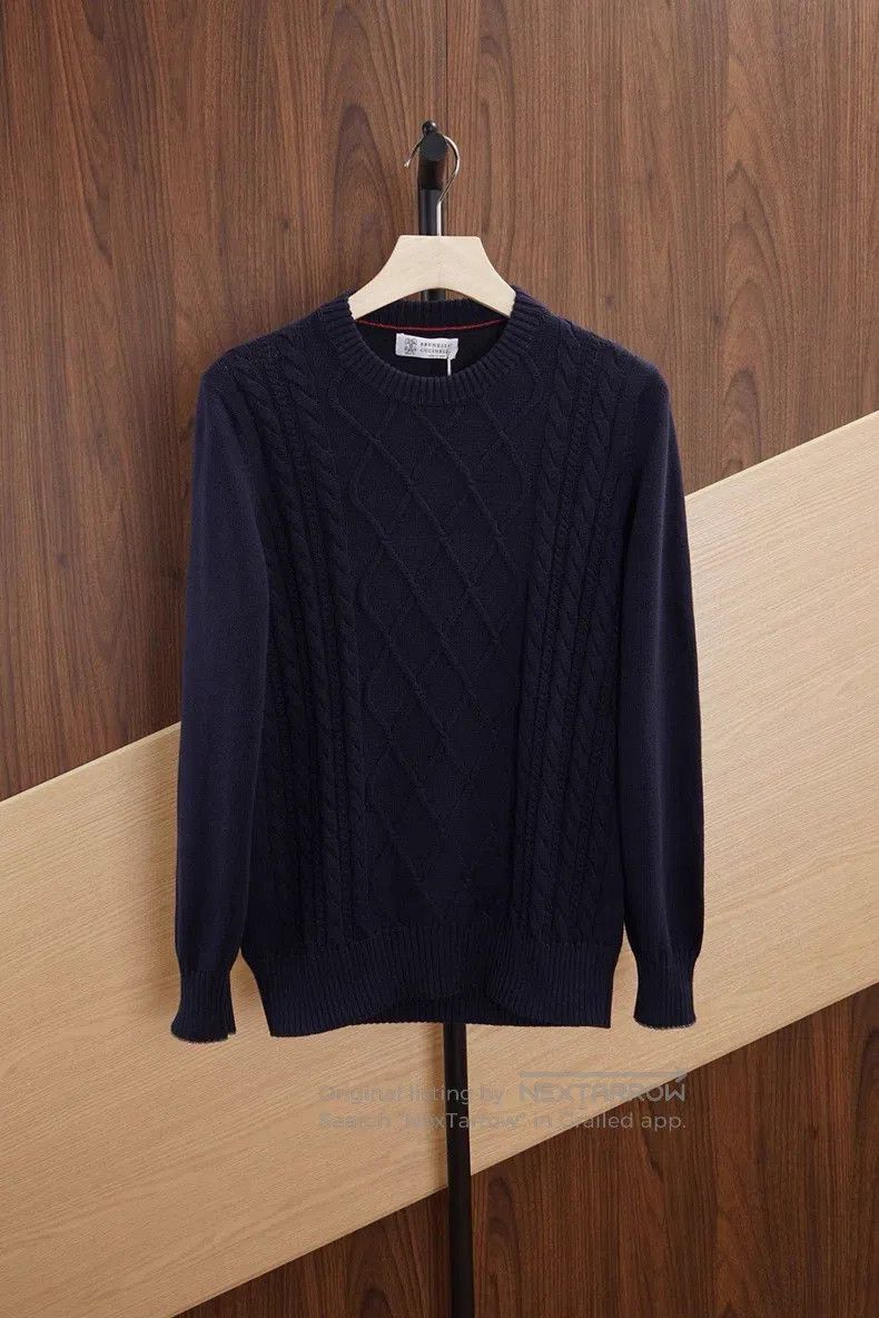 Brunello Cucinelli Brunello Cucinelli Men's Knit Sweater Size US S / EU 44-46 / 1 - 1 Thumbnail
