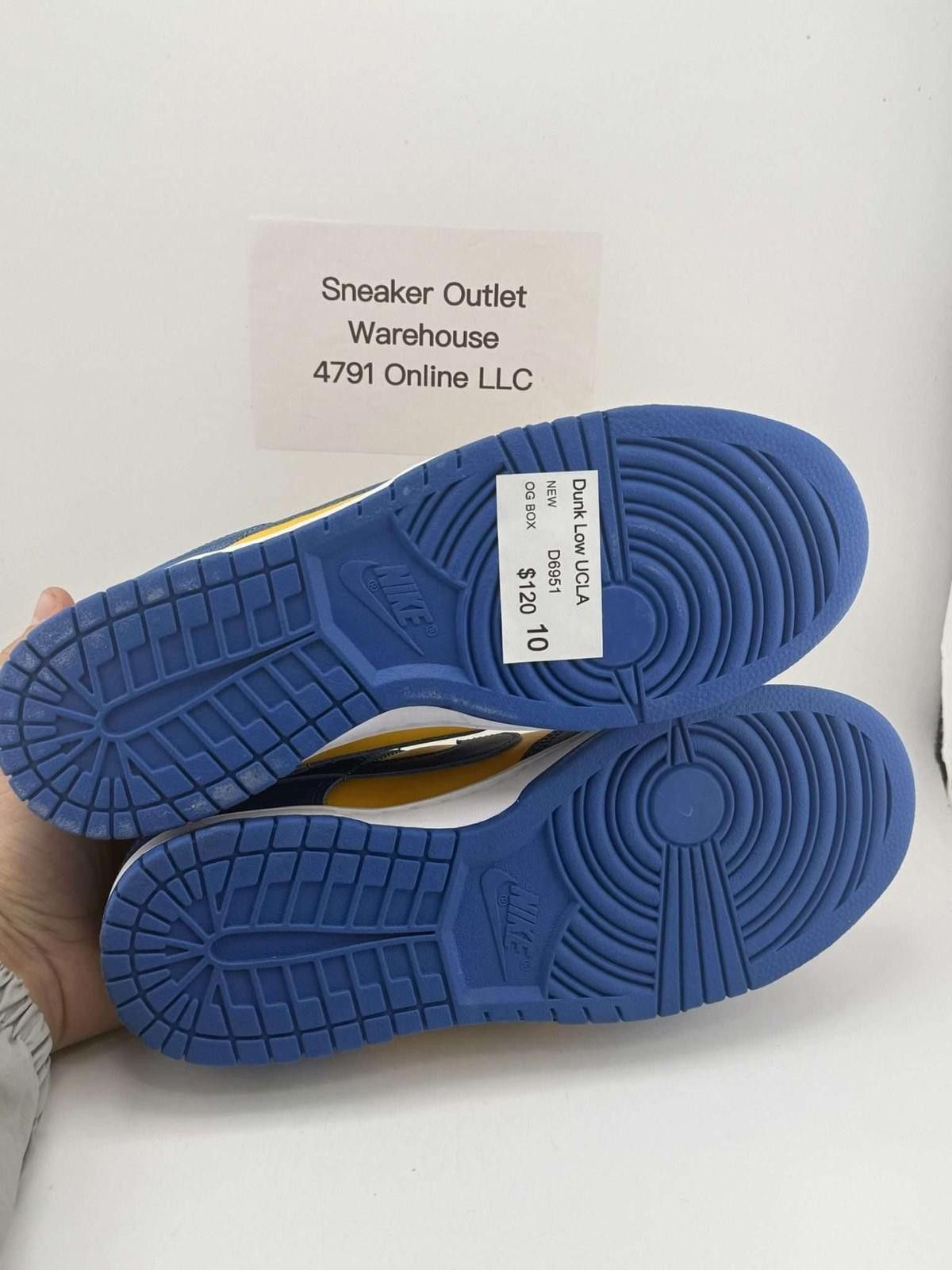 Nike Nike Dunk Low UCLA Blue Yellow Sneakers US 10 New with Box Size US 10 / EU 43 - 5 Thumbnail