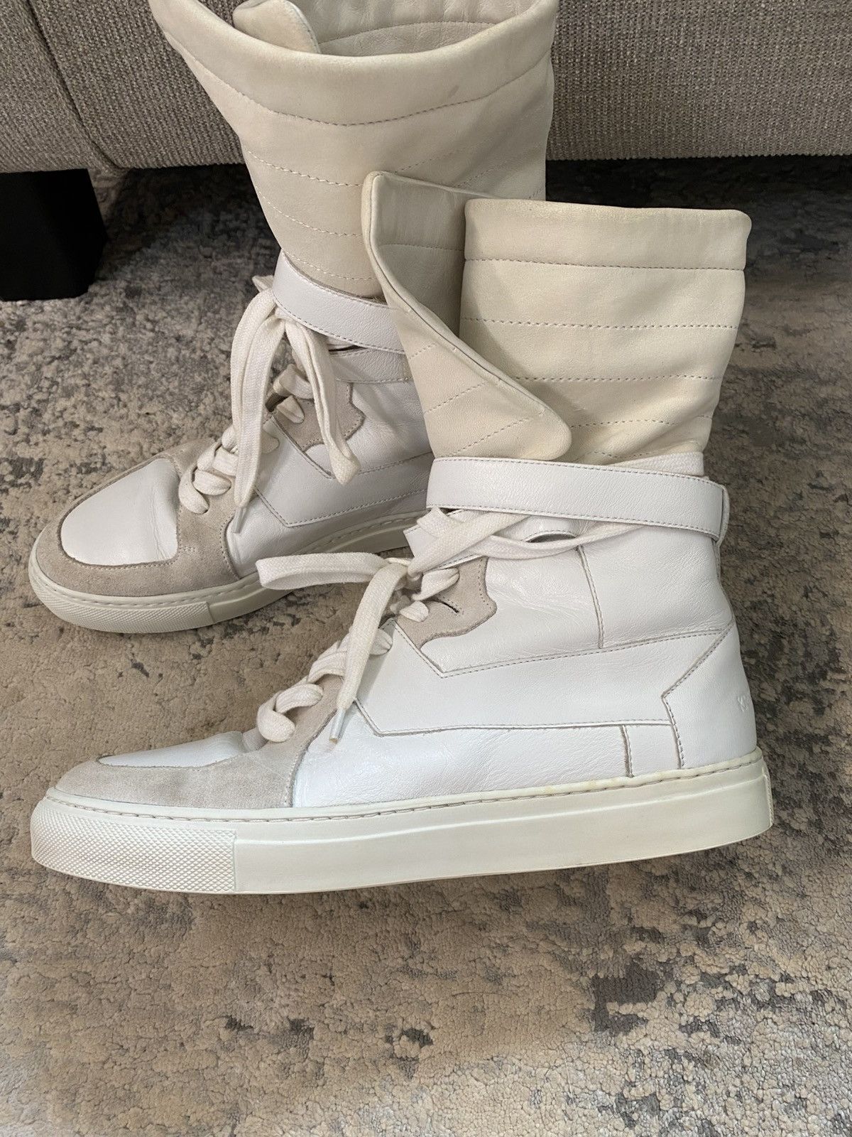 Kris Van Assche Leather Strap Boot Sneakers Size US 7.5 / EU 40-41 - 2 Thumbnail