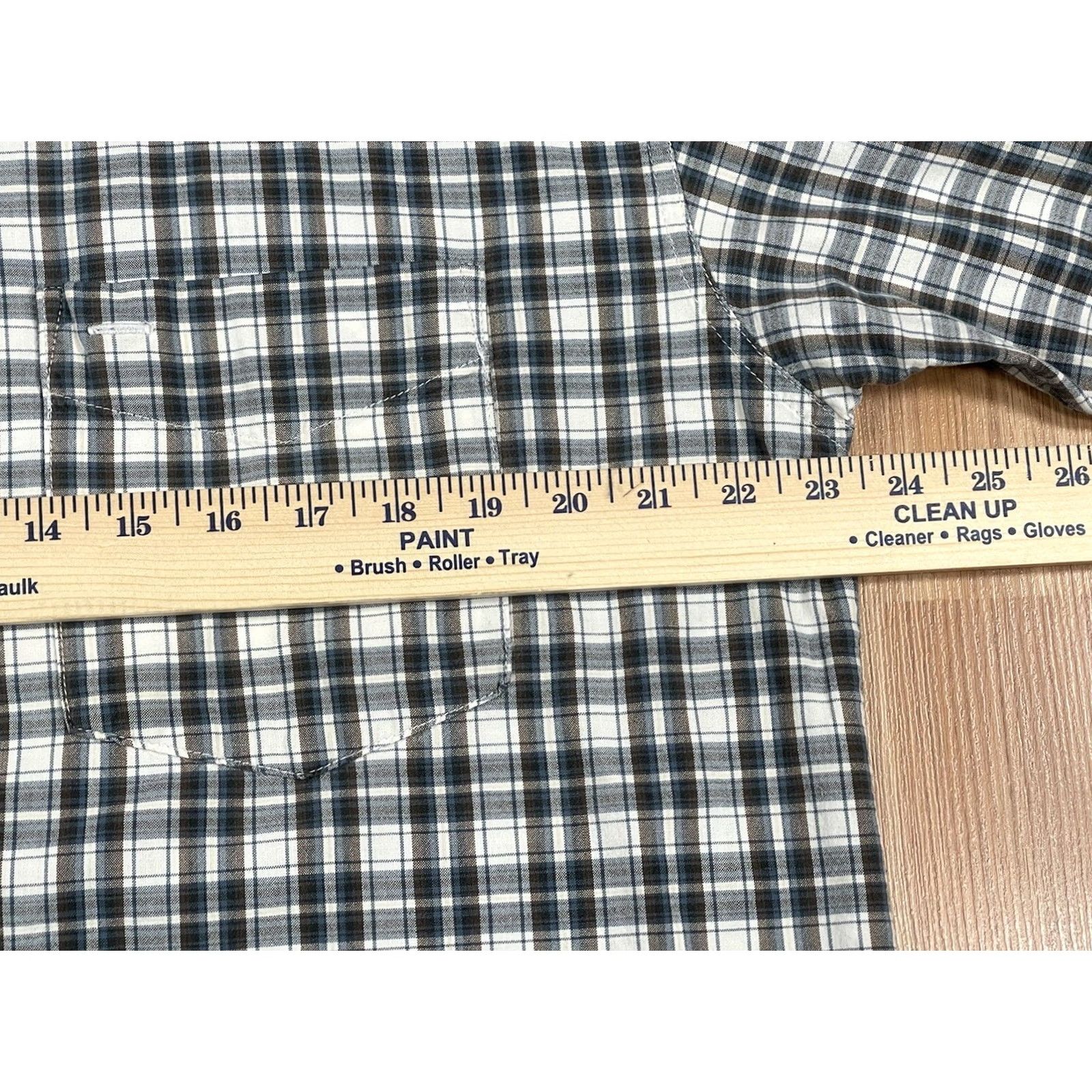 Vintage Cactus Clothing Shirt Men's Casual Button Down Short Sleeve Plaid Check Collared Button-Front L Size US L / EU 52-54 / 3 - 6 Thumbnail