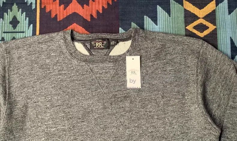 RRL Ralph Lauren RRL Ralph Lauren Thick Peppercorn Fleece Hoodie Size US XL / EU 56 / 4 - 3 Thumbnail