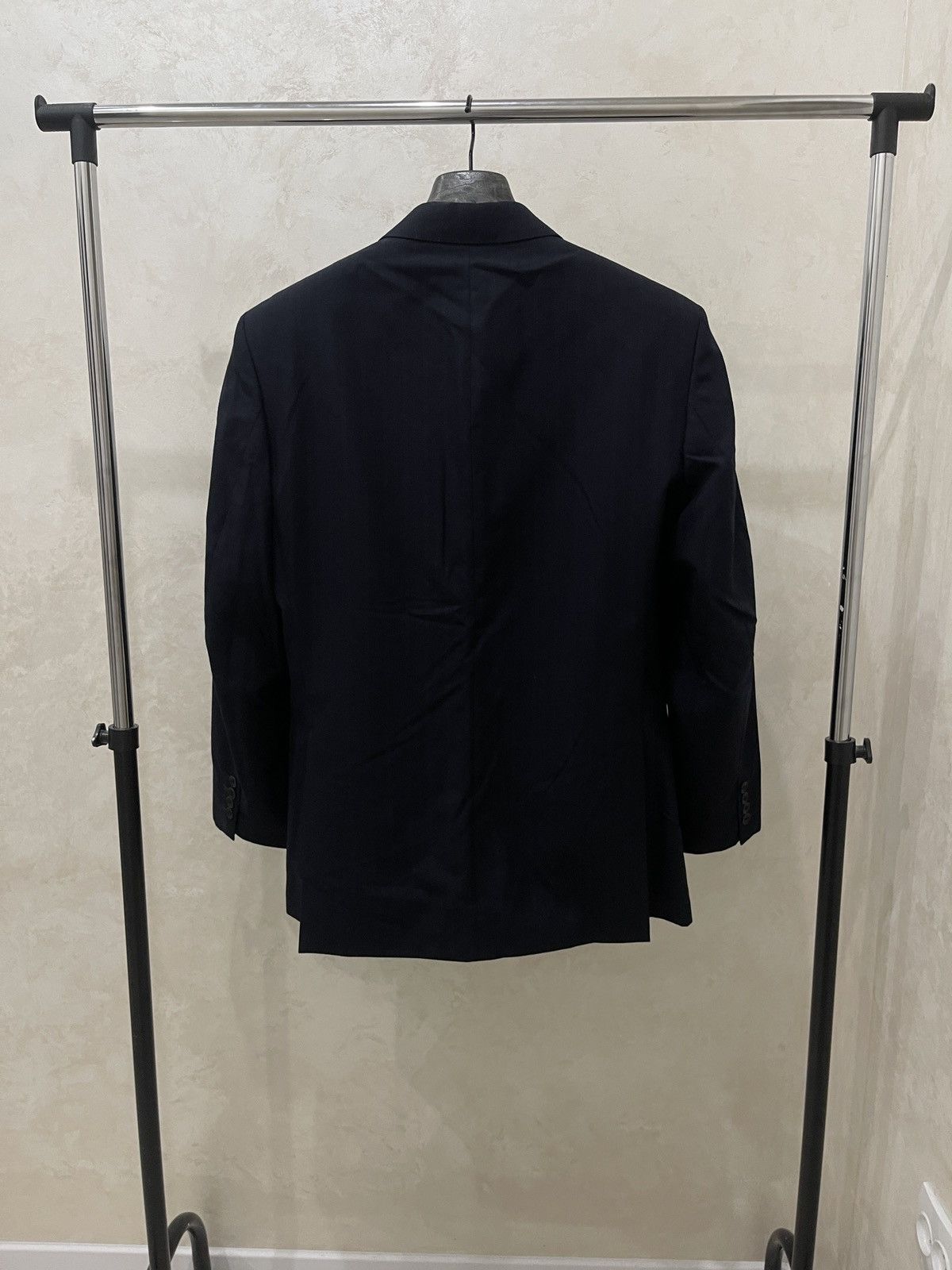 DAKS Daks wool blue blazer classic jacket sport coat men’s 90s Size 42S - 3 Thumbnail