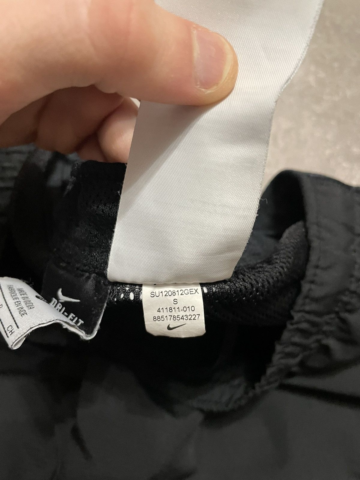 Nike Vintage Nike Parachute Black Nylon Track Pants Drill Size US 30 / EU 46 - 14 Thumbnail