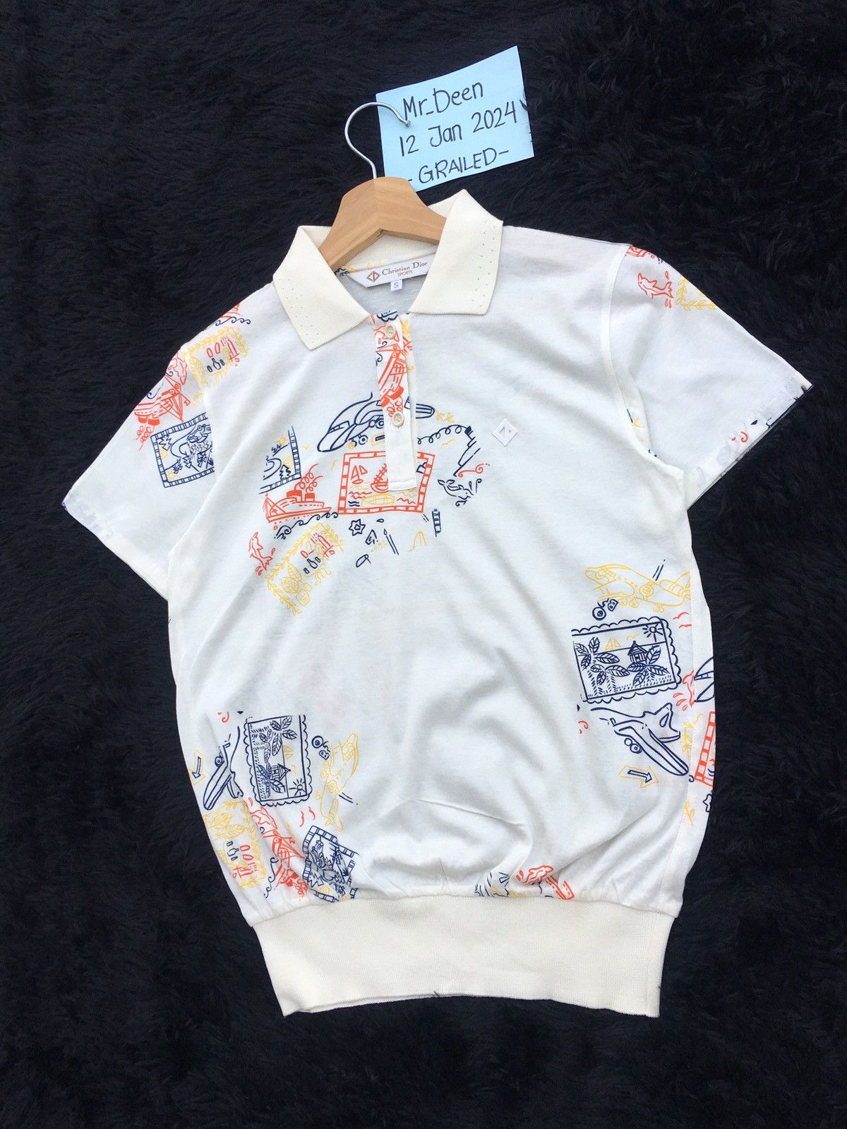 Christian Dior Monsieur Rare Vintage Christian Dior Collar Shirt Size US S / EU 44-46 / 1 - 3 Thumbnail