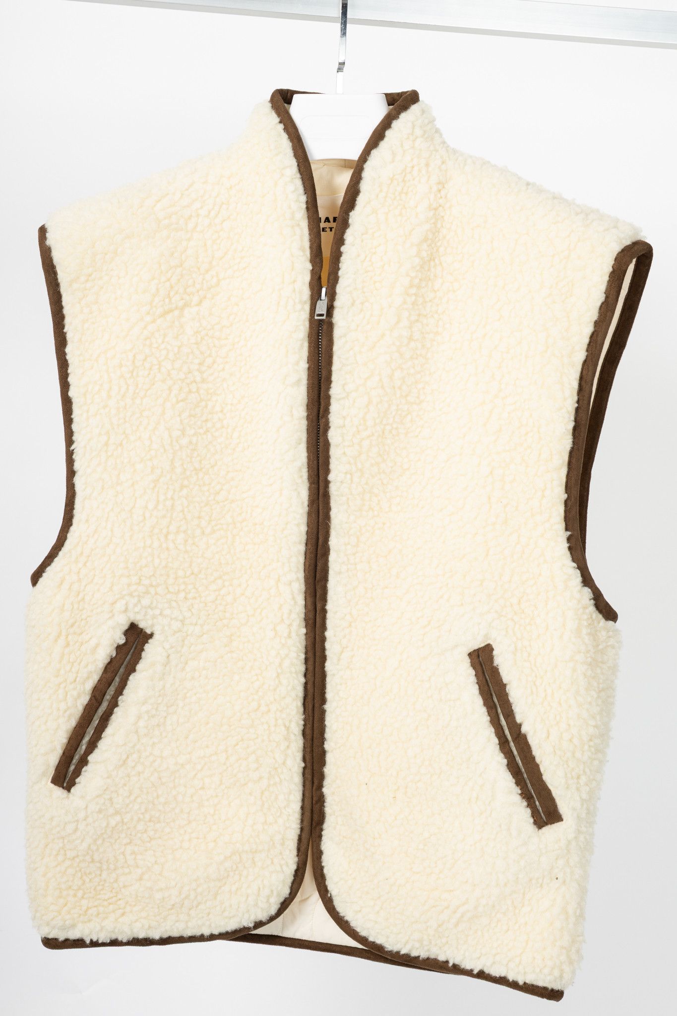 Isabel Marant Etoile Isabel Marant Etoile Maximilia Faux-Shearling Cardigan Vest Size S / US 4 / IT 40 - 3 Thumbnail