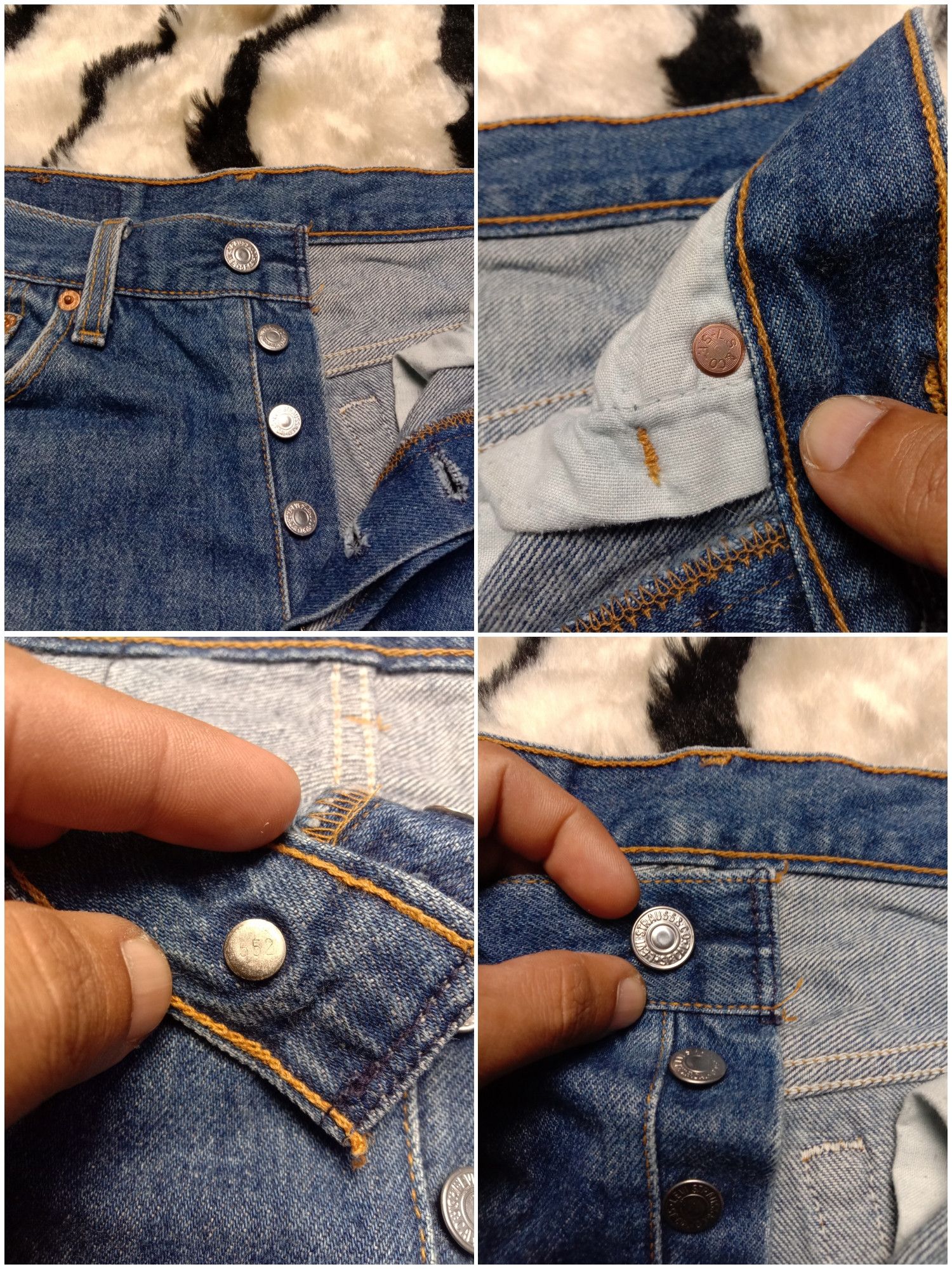 Number (N)ine × Undercover Distressed Vintage Levis 501Jean Size US 27 - 3 Thumbnail