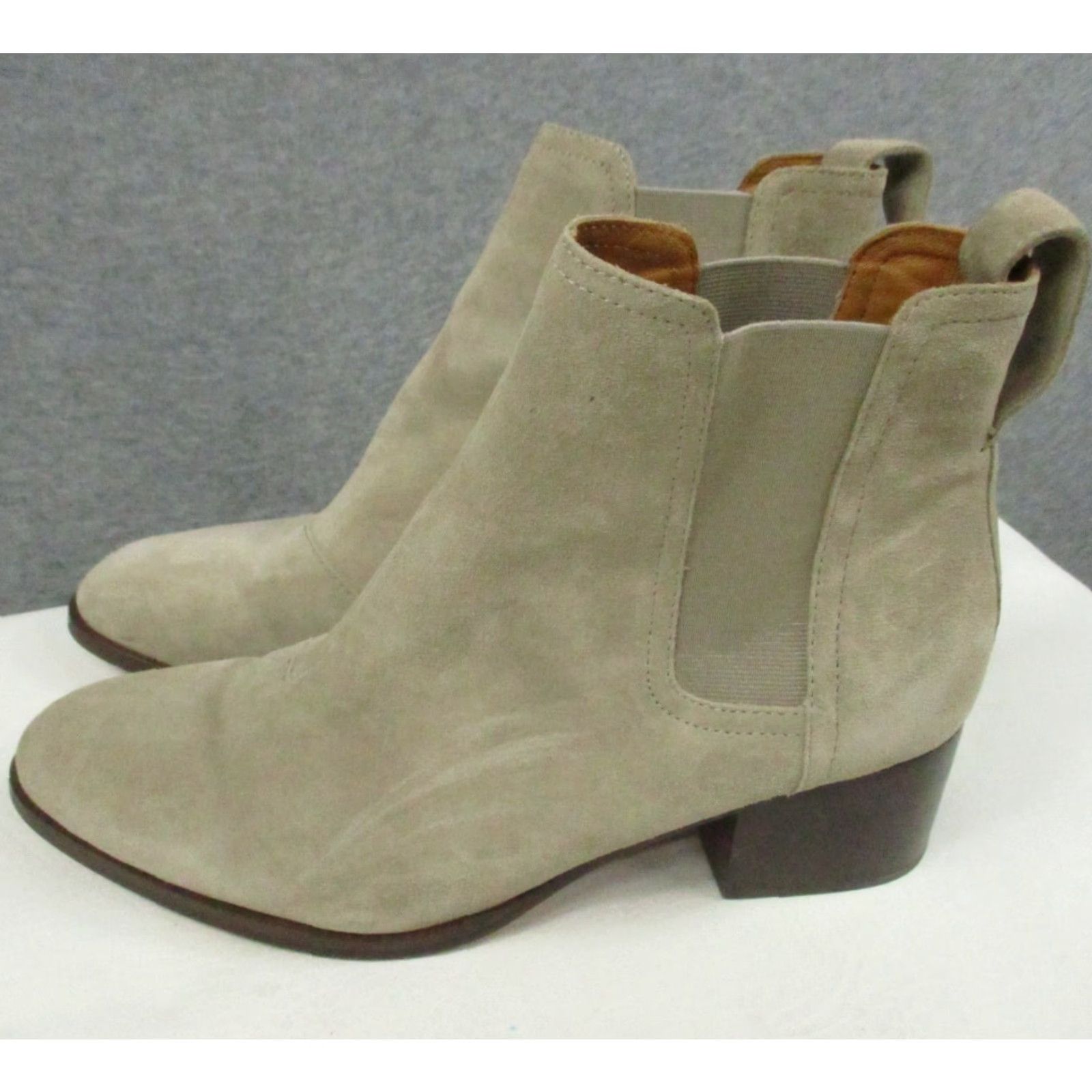 Rag & Bone rag & bone Gray Suede Leather Ankle Boots Booties Women's 37.5 Size US 8 / IT 38 - 2 Thumbnail