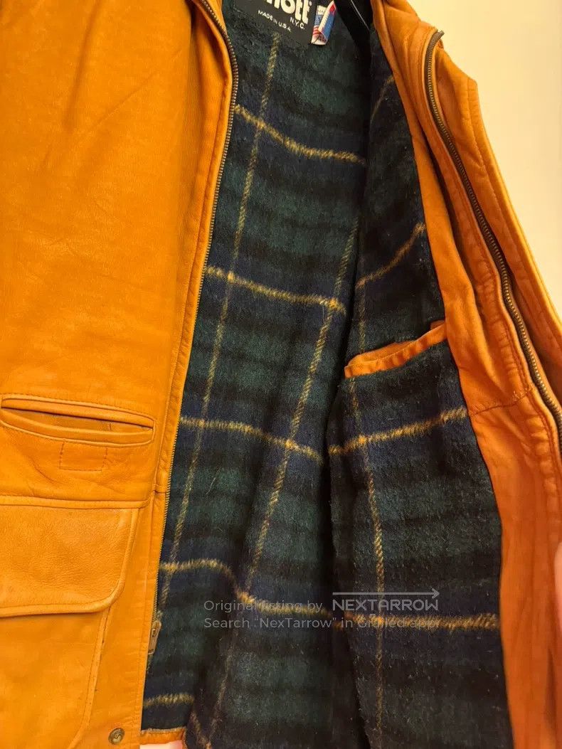 Schott Schott 1980's Hunter Leather Jacket Size US L / EU 52-54 / 3 - 2 Thumbnail