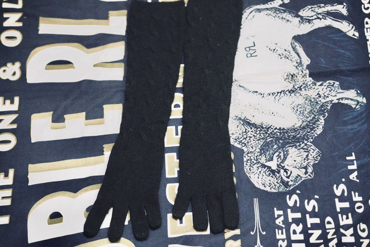 Ralph Lauren Purple Label Ralph Lauren elegant cashmere long gloves Size ONE SIZE - 4 Thumbnail