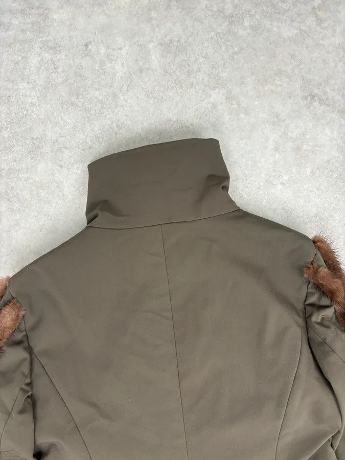 Gianfranco Ferre 2000s Gianfranco Ferré Studio Fur Trim Sleeve Jacket Size M / US 6-8 / IT 42-44 - 8 Thumbnail