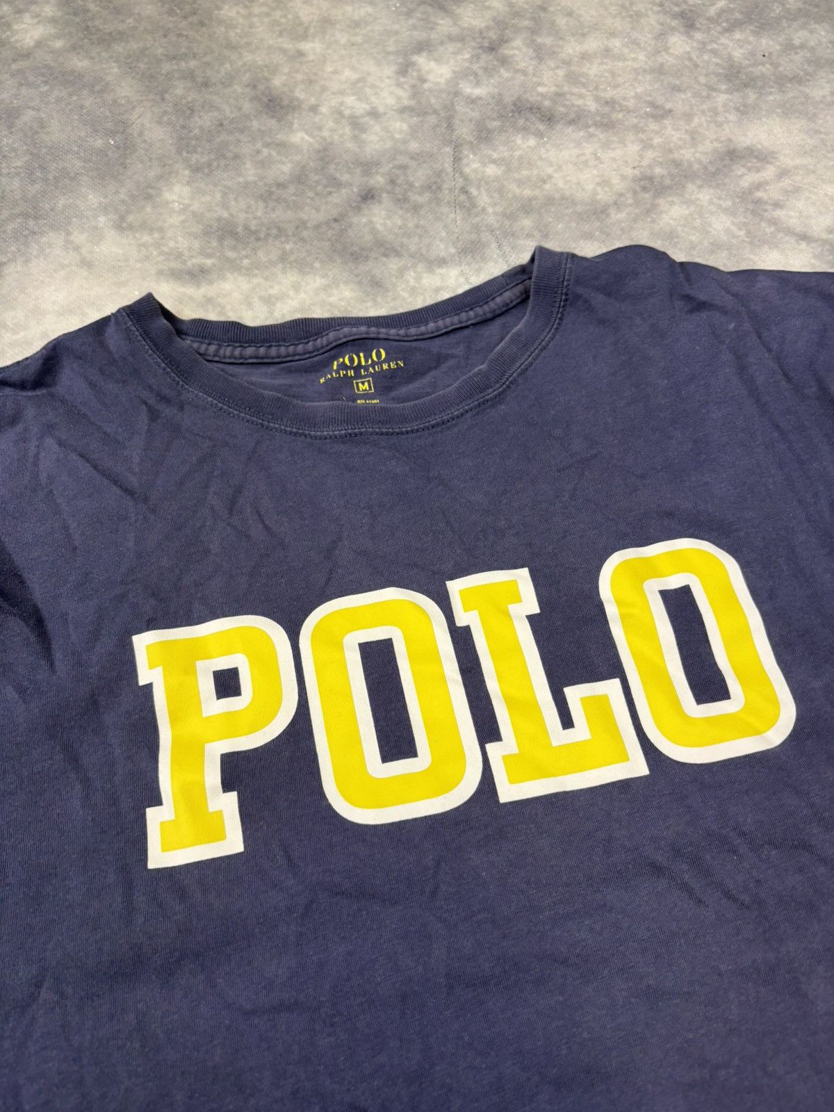 Polo Ralph Lauren × Vintage Vintage Polo Ralph Lauren Tshirt Big Logo old money designer Size US M / EU 48-50 / 2 - 2 Thumbnail