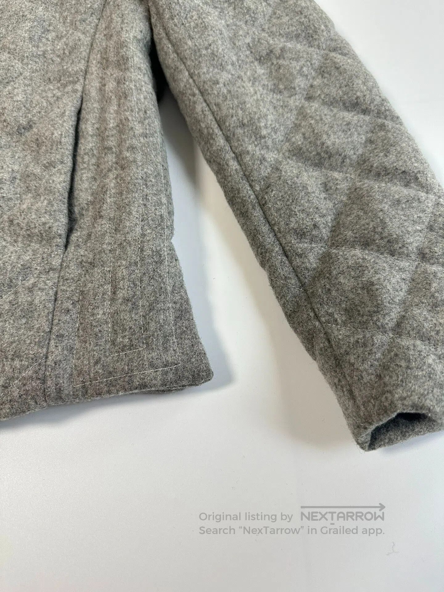 Dries Van Noten DRIES VAN NOTEN Leica-style wool pad shoulder jacket| Size M / US 6-8 / IT 42-44 - 4 Thumbnail