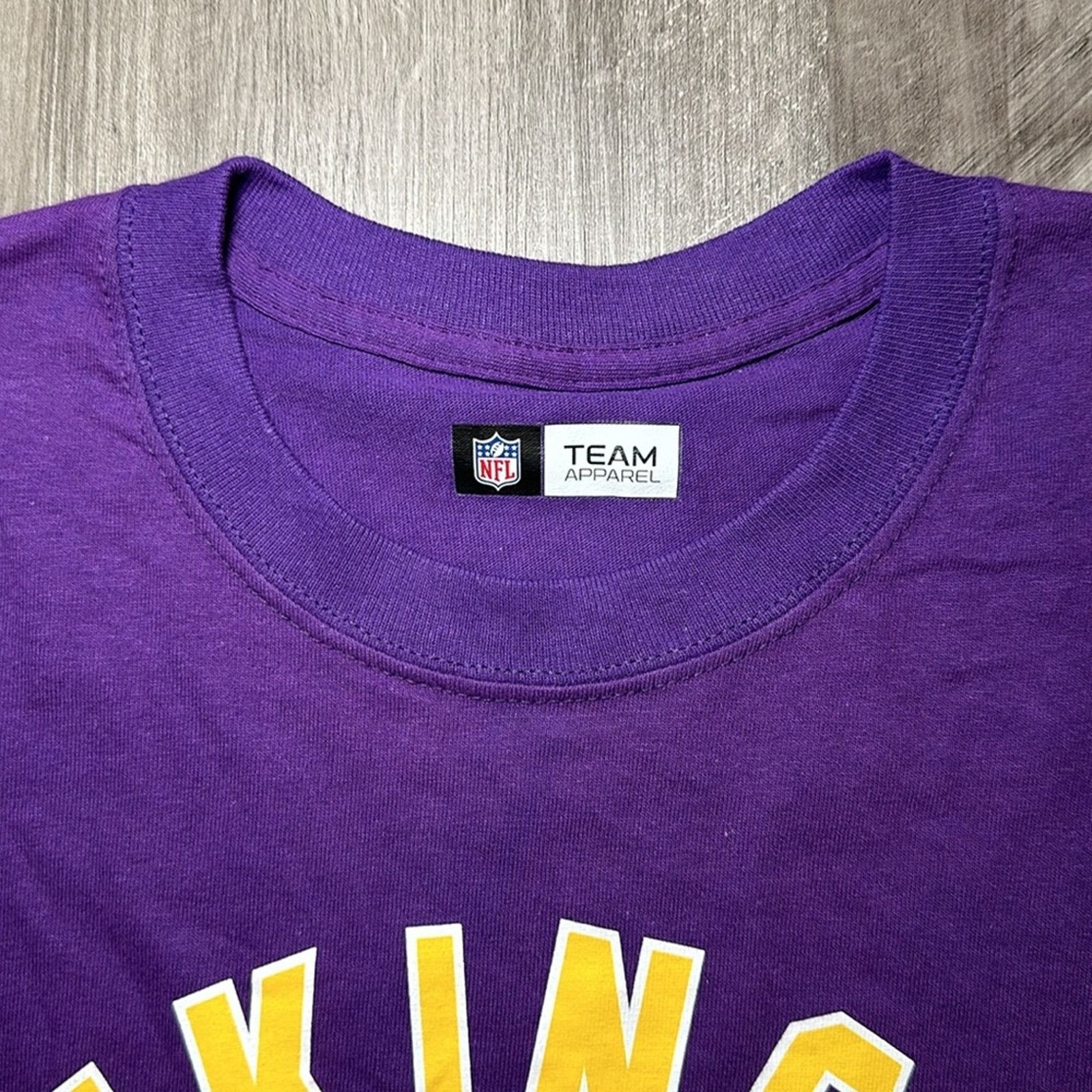NFL Minnesota Vikings NFL Team Apparel Tee - Large Size US L / EU 52-54 / 3 - 6 Thumbnail
