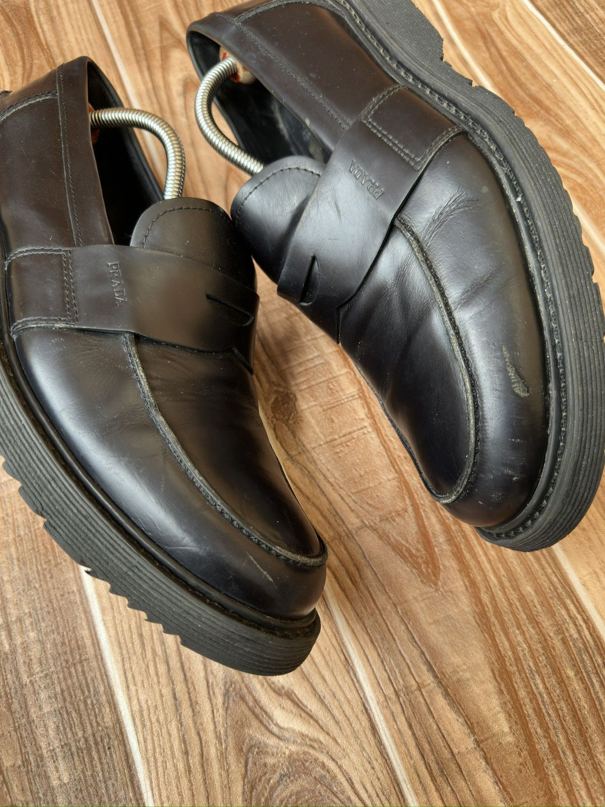 Prada Prada Penny Loafers Size US 10 / EU 43 - 9 Thumbnail