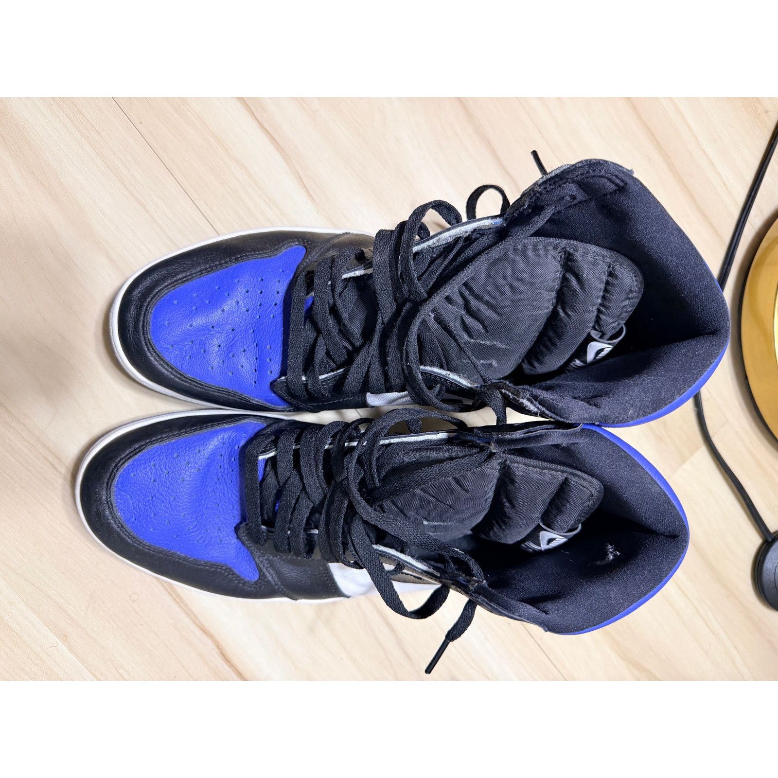 Jordan Brand Preowned Men's Air Jordan Retro 1 Royal Toe EUC Sz 13 Size US 13 / EU 46 - 5 Thumbnail