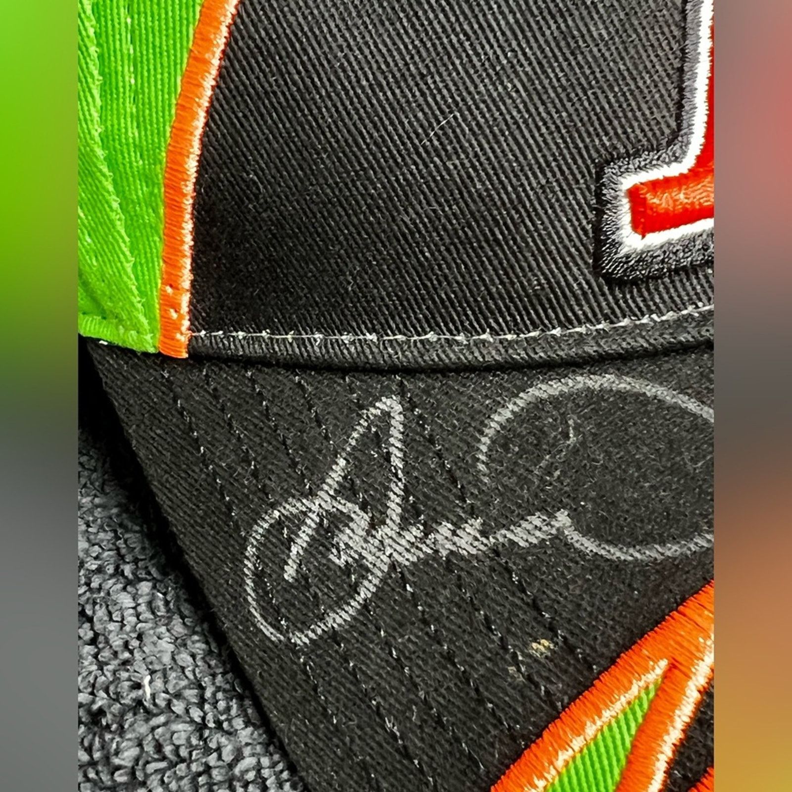 Chase Authentics Autographed NWT Danica Patrick Go Daddy Pit Cap Hat Nascar Size ONE SIZE - 4 Thumbnail