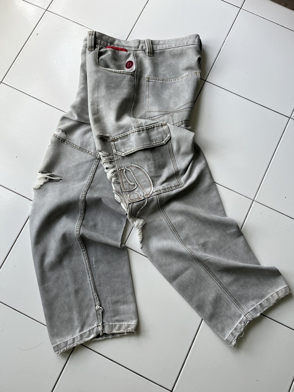 Vintage PJS Cargo Pants Baggy Size US 35 - 19 Thumbnail