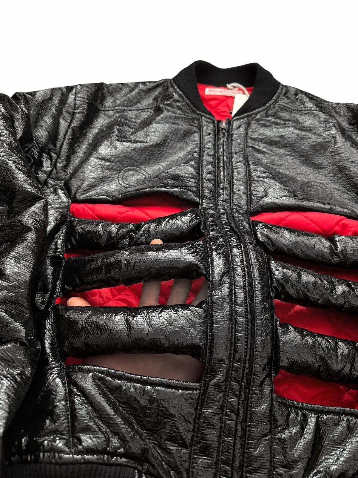 Walter Van Beirendonck Skeleton Rib Cut Out Bomber Jacket Size US M / EU 48-50 / 2 - 5 Thumbnail
