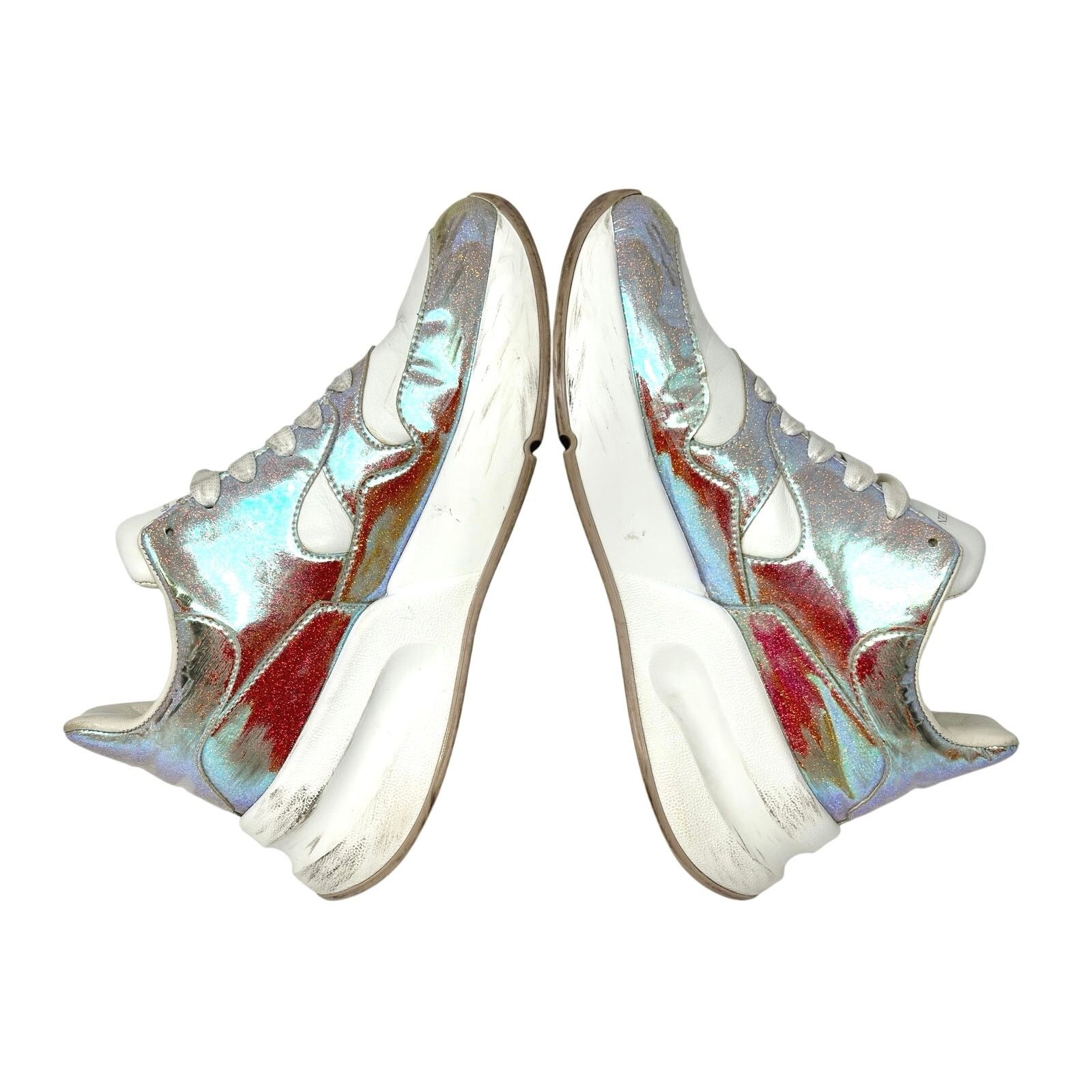 Alexander McQueen Alexander McQueen Holographic Sneakers Size US 7.5 / IT 37.5 - 9 Thumbnail