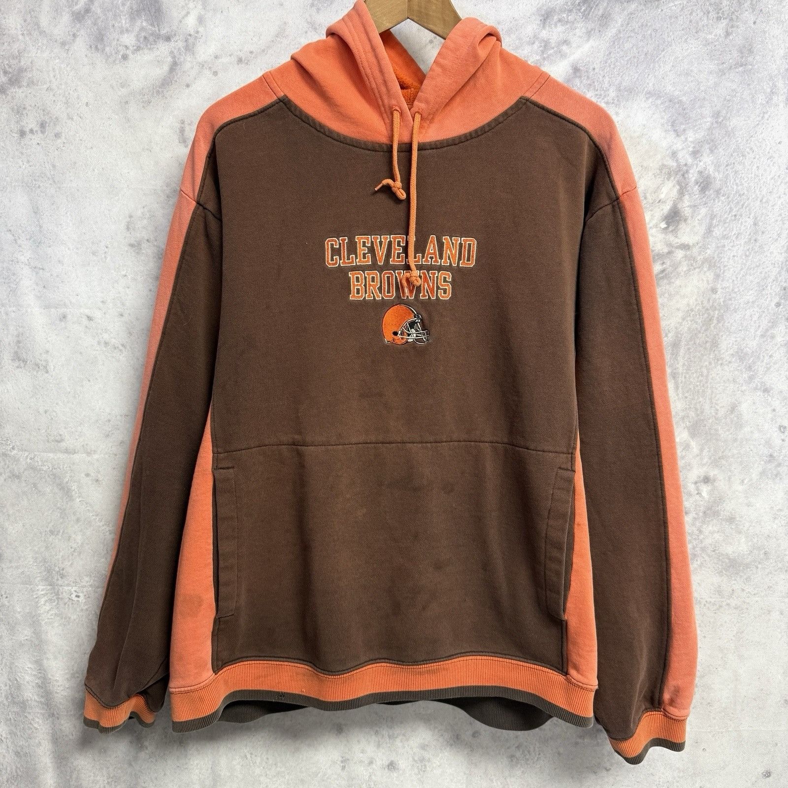 NFL × Reebok × Vintage Vintage Cleveland Browns Hoodie Sweatshirt Mens XL Reebok NF Size US XL / EU 56 / 4 - 1 Thumbnail