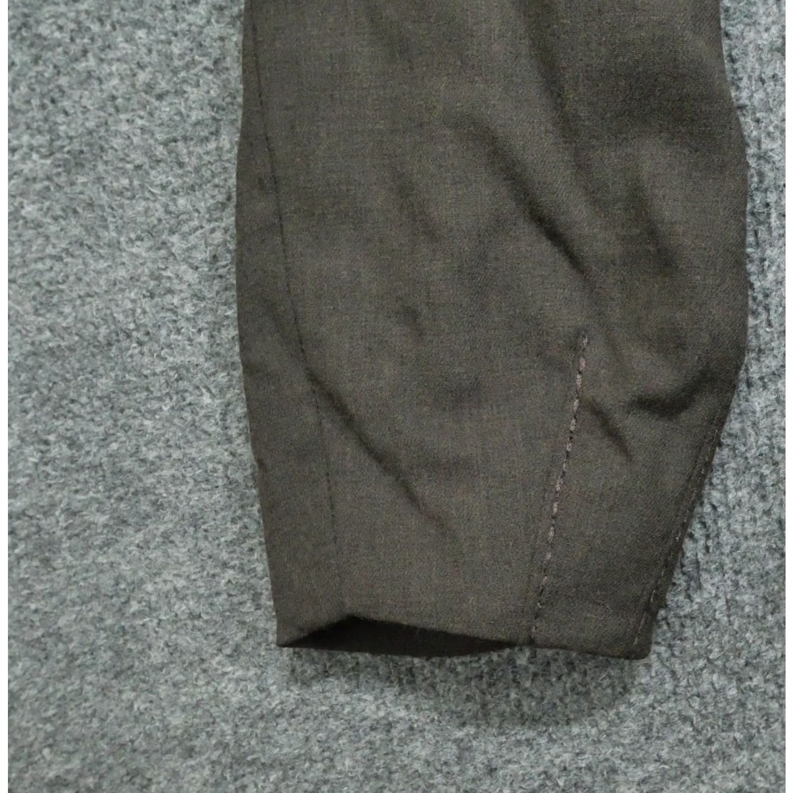 Vintage Yansi Fugel Jacket Womens 12 Brown Wool Blend Casual Business Blazer Short Sleeve Button Front Wool Blend Classic Fit Ladies 12 Brown Size XL / US 12-14 / IT 48-50 - 5 Thumbnail