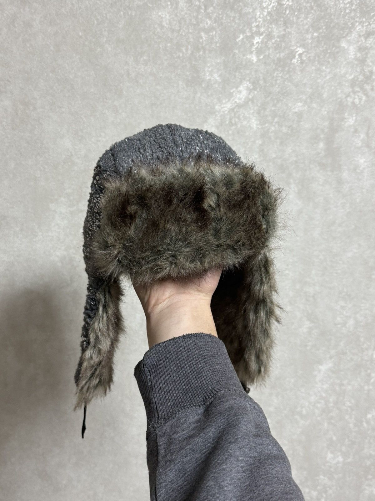 Hysteric Glamour × Vintage Vintage Hype Trapper Fur Y2K Fluffy Hat Ushanka Faux USA Size ONE SIZE - 5 Thumbnail