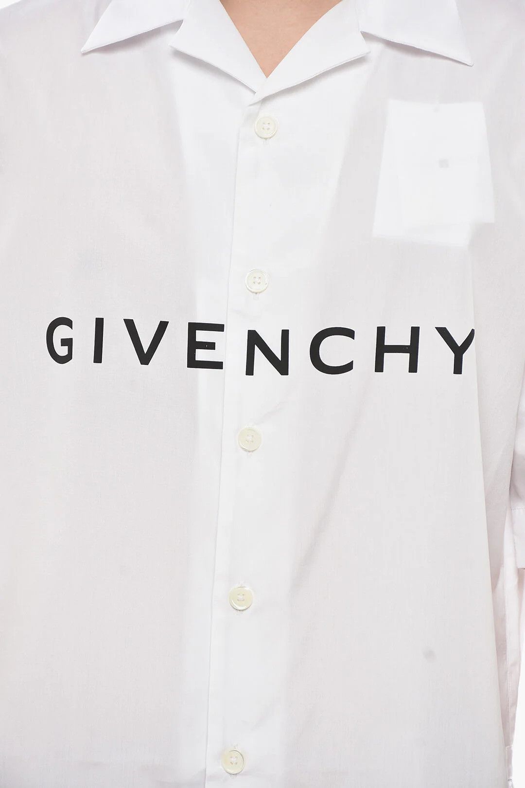 Givenchy og1mm0326 Cotton Bowling Shirt in White Size US L / EU 52-54 / 3 - 3 Thumbnail