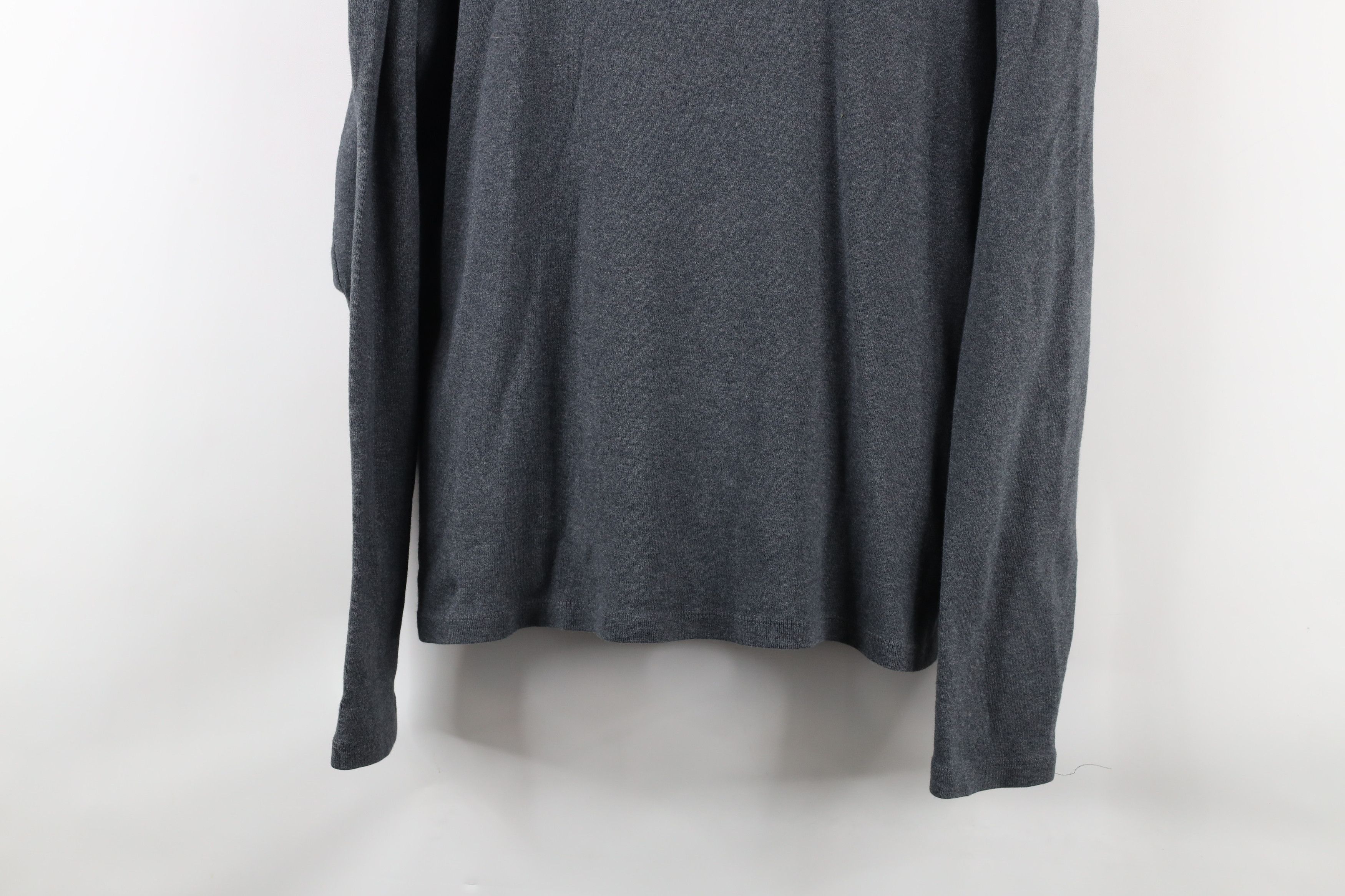 Gap Vintage 90s Gap Ribbed Knit Turtleneck T-Shirt Gray Cotton Size US L / EU 52-54 / 3 - 3 Thumbnail