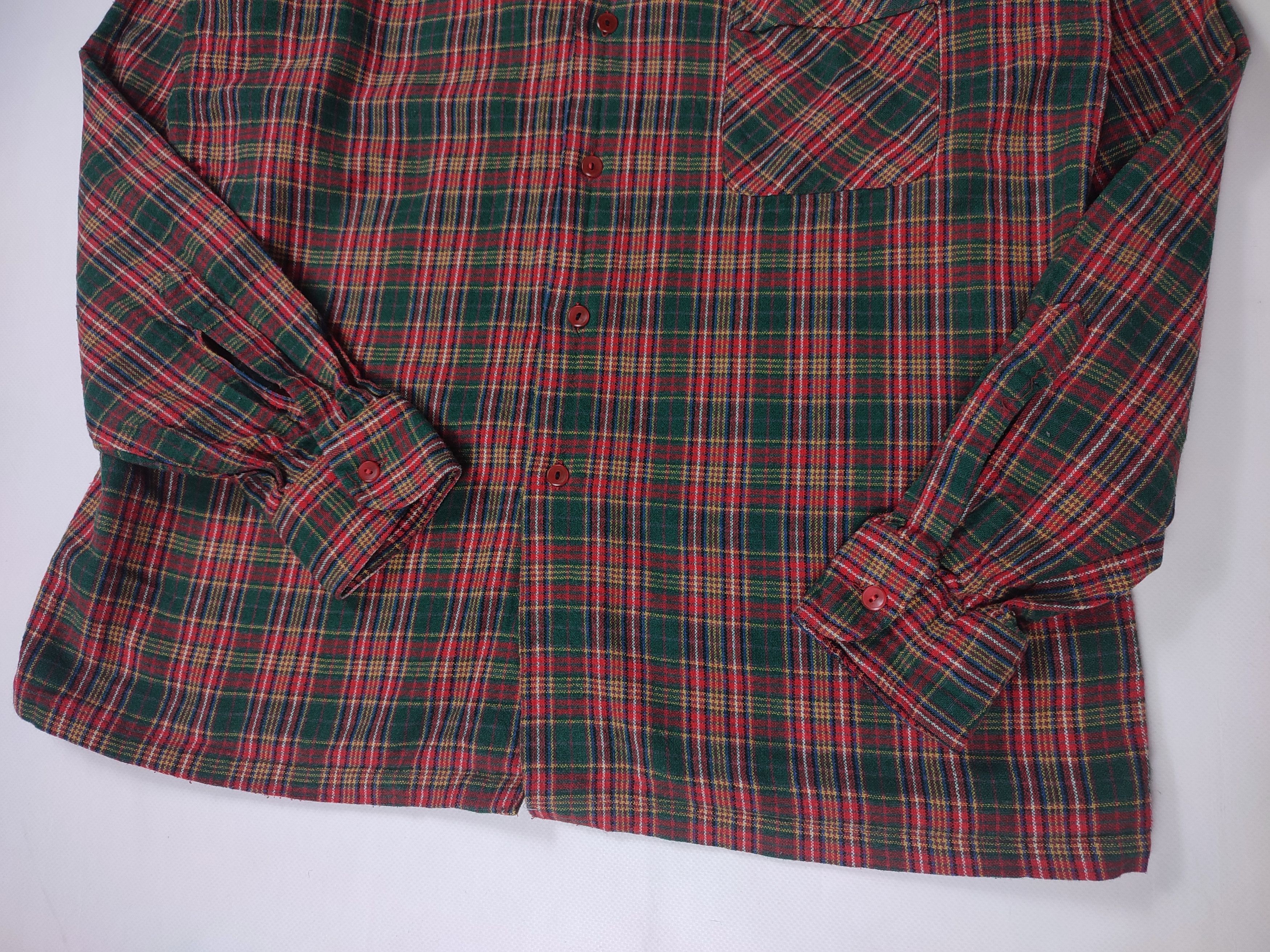 Flannel Vintage Wool 70's flannel shirt Size US S / EU 44-46 / 1 - 9 Thumbnail