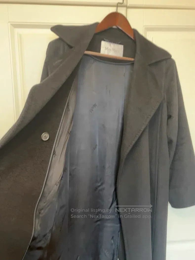 Max Mara Max Mara Black Camel Fleece Coat Size XS / US 0-2 / IT 36-38 - 4 Thumbnail