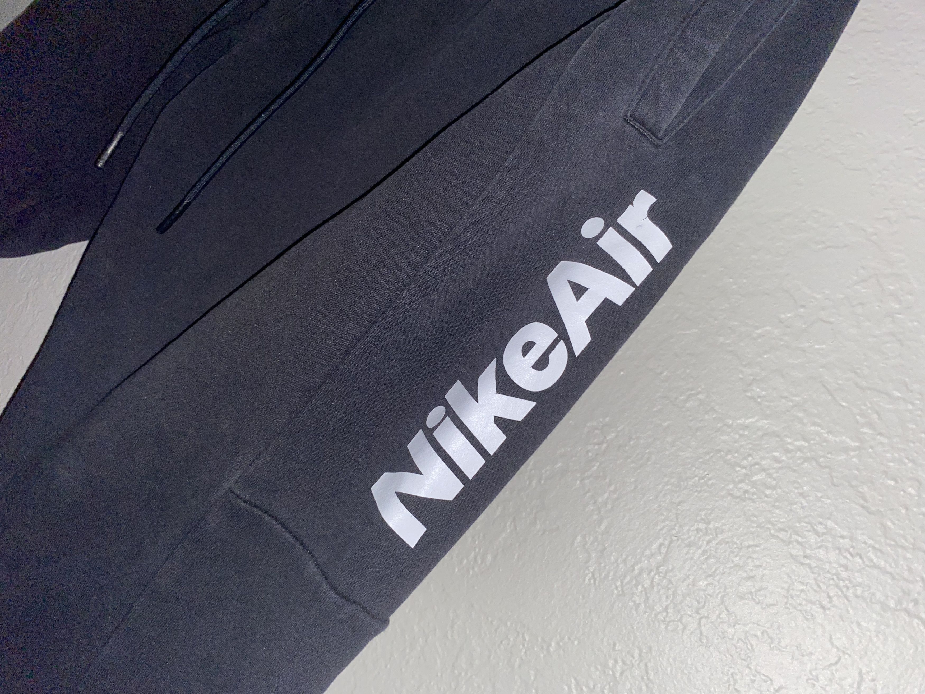 Nike Nike Air Sweatpants Sweat pants BLACK sz LARGE unisex Sports Size US 34 / EU 50 - 4 Thumbnail